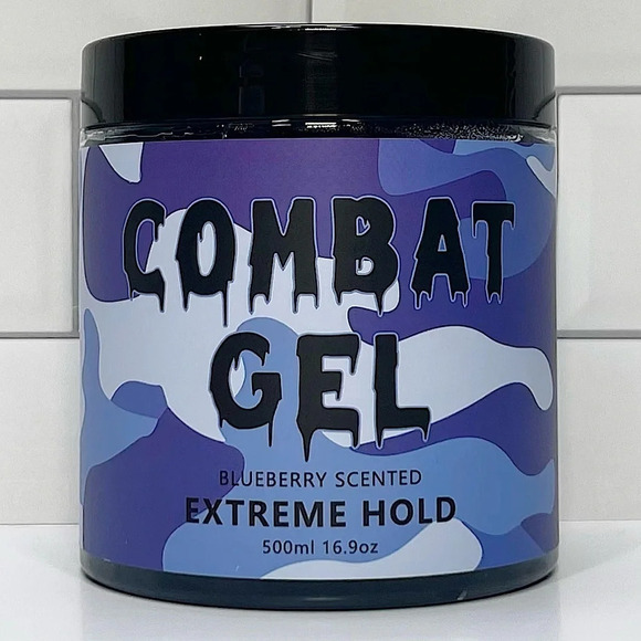Blueberry Scented Combat Gel Extreme Hold Hair Gel 16.9oz - Picture 1 of 1